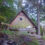 Das Bivak na Crniku auf 2.260 Metern.