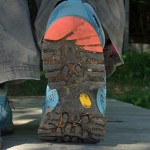 Die Vibram Sohle sorgt für guten Grip. | Foto: Michaela Simchen