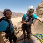 Beim Klettern im Wadi Rum sollte man die Ausrichtung der Wände im Blick behalten. |Foto: Wadi Rum