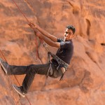 Klettern mit 18 Jugendlichen aus dem SOS Kinderdorf in Amann. | Foto: Michael Seidl