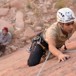 Klettern mit 18 Jugendlichen aus dem SOS Kinderdorf in Amann. | Foto: Michael Seidl