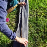 Schmal zusammenfalten... | Foto: Ulrike Heidinger