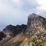 Wie ein riesiger Schiffsbug: Die Rappenspitze aus dem Nauderer Kar. | Foto: Arnold Zimprich