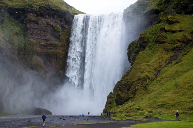 ... und Skogafoss. | Foto: Johannes Wolf