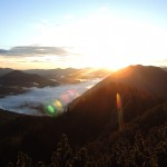 Sonnenaufgang am Galgenstangenkopf. | Foto: Arnold Zimprich