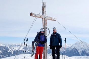 Auf dem Kitzstein/Gabel - eine lohnende Erweiterung der Skitour. | Foto: Christina Bisanz-Sichert