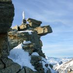 Gran Paradiso: Bei der stark ausgesetzten und luftigen Gipfelpassage ist besondere Vorsicht geboten. | Foto: Michael Hrobath