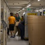 Ausräumen: Abschied vom alten Lager