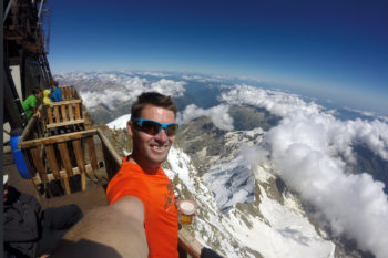 Ausblick von der Capanna Margherita