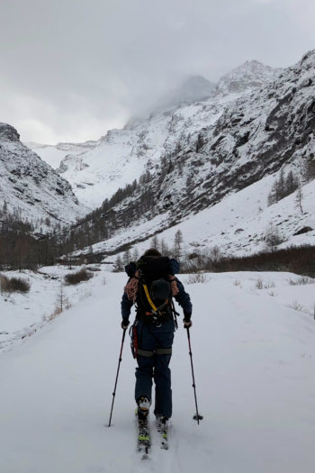 Die Aufstiegsperformance konnte sich - trotz mageren Schnees - durchaus sehen lassen. | Foto: Michael Hrobath