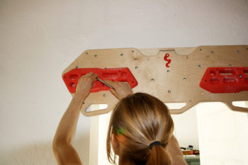 Je nach Bedarf können verschiedene Positionen der Boards angebracht werden. | Foto: Sophie Arnold