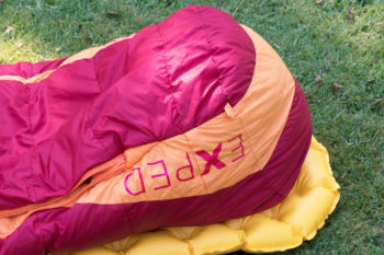 Fußbox des Exped Lita Schlafsacks
