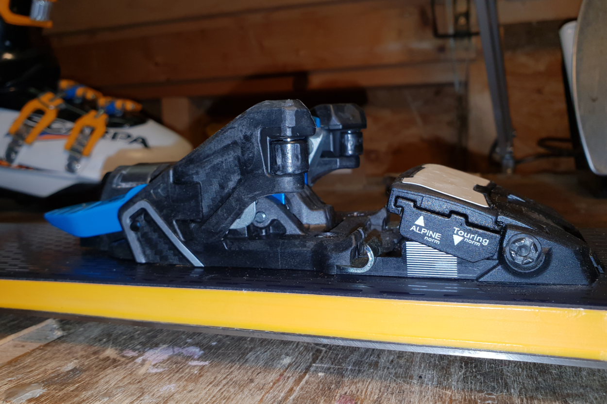 Ein Vorderbacken der Salomon Shift Bindung