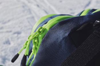 Der Reißverschluss des Ortovox Haute Route.