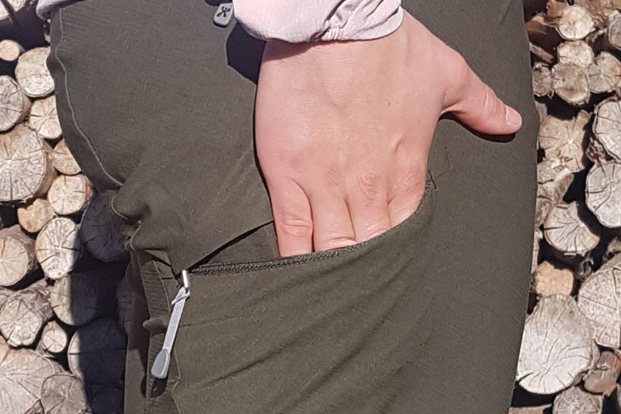 Oberschenkeltaschen der Daybreak Hose