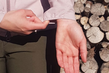 Armbündchen der Houdini Daybreak Jacke