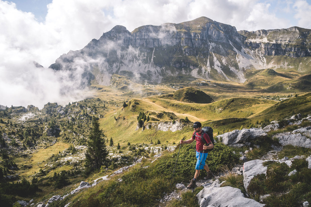 Wanderung in den Dolomiten