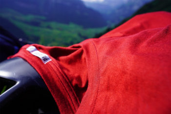 Merinoshirt von Palgero im Detail
